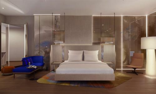 Свисс отель Резорт Сочи Камелия / «Swissotel Resort Sochi Kamelia» Сочи - Фото 71. Номер Duplex 2-местный 2-уровневый (с видом на море, двуспальной кроватью и диваном)
