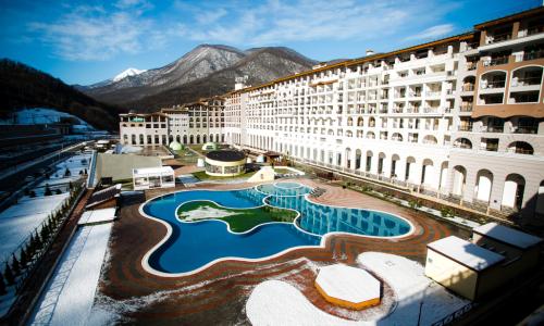 Sochi Marriott Krasnaya Polyana Красная Поляна, Сочи - Фото 9. Фасад зима
