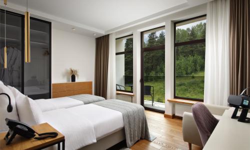 Premium Village Arkhyz﻿ / Премиум Виладж Архыз апарт-отель Архыз - Фото 35. Апартаменты 2-местный 2-комнатный (Семейный)