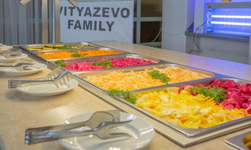 Отель «Vityazevo Family» / «Витязево Фэмили» Витязево, Анапа - Фото 21. Шведский стол