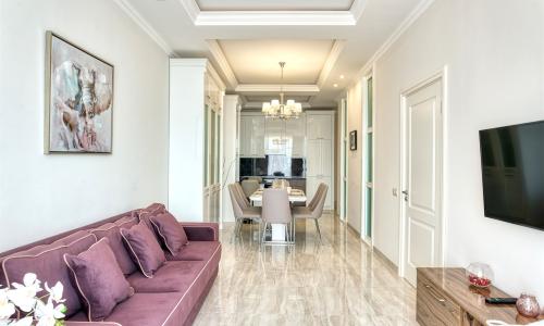 APART-HOTEL SPA «ПРЕСТИЖ» Адлер, Сочи - Фото 63. Апартаменты Премиум 4-местный 3-комнатный (с видом на море)