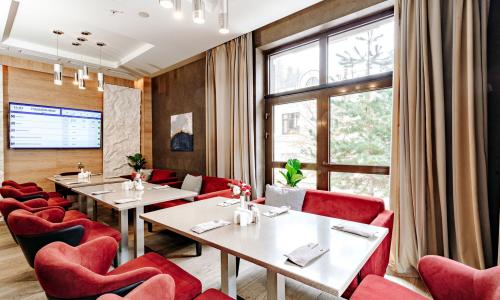 Отель Эрбелия от Васта (ex. Mercure Rosa Khutor) Роза Хутор, Сочи - Фото 21. Ресторан
