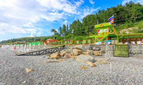 Отель Роз Мари Лазаревское, Сочи - Фото 214. Пляж