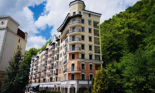 Вальсет Апартаменты / Valset apartments by AZIMUT Роза Хутор, Сочи - Фото 1. Внешний вид