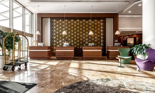 «Mantera Resort Congress 5*» / «Мантера Резорт и Конгресс» отель Сочи - Фото 25. Ресепшен