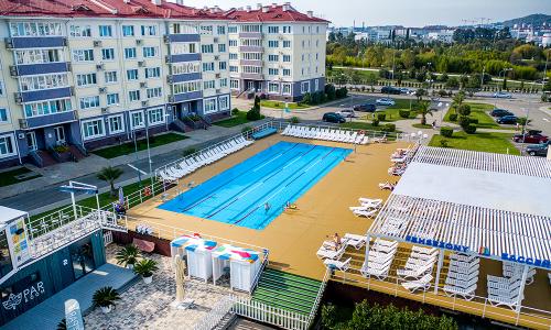 Екатерининский квартал «Бархатные сезоны» Адлер, Сочи - Фото 3. Бассейн