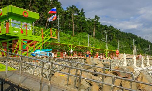 Отель Роз Мари Лазаревское, Сочи - Фото 218. Пляж