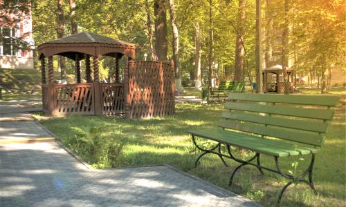 Санаторий Машиностроитель Гомельская область - Фото 8. Территория