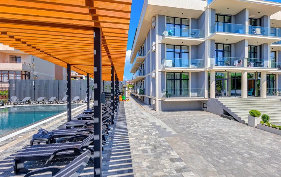 Anemos Hotel Resort / «Анемос Резорт» отель Дивноморское, Геленджик - Фото 1. Внешний вид