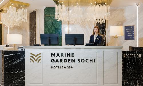 Marine Garden Sochi Hotels Хоста, Сочи - Фото 27. Ресепшен