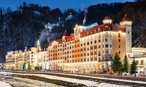 Отель Эрбелия от Васта (ex. Mercure Rosa Khutor) Роза Хутор, Сочи - Фото 8. Фасад