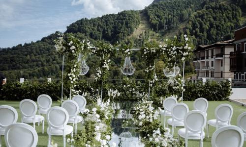 Отель RIXOS Krasnaya Polyana Sochi Эсто-Садок, Красная Поляна, Сочи - Фото 13. Площадка, терраса