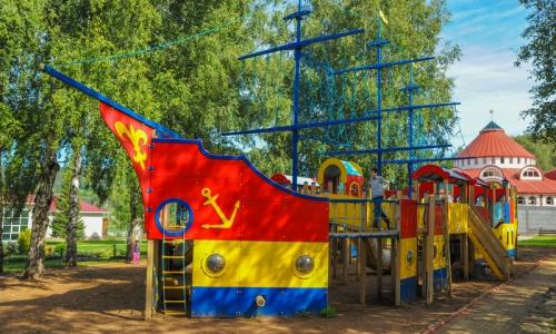 Санаторий Красноусольск Республика Башкортостан - Фото 58. Детская игровая площадка