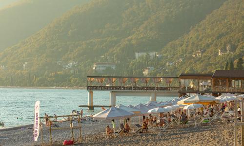 Отель Нарт Гагра - Фото 111. Пляж