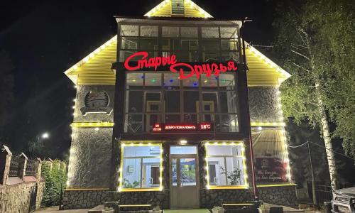 Пансионат Старые друзья Белокуриха - Фото 33. Внешний вид ночью