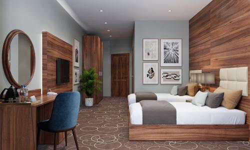 Movenpick Resort SPA Anapa Miracleon Витязево, Анапа - Фото 58. Deluxe Pool View 2-местный TWIN (с балконом и видом на бассейн)