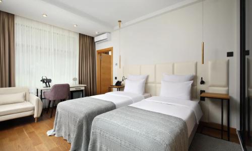Premium Village Arkhyz﻿ / Премиум Виладж Архыз апарт-отель Архыз - Фото 29. Люкс 4-местный 2-комнатный (TWIN)