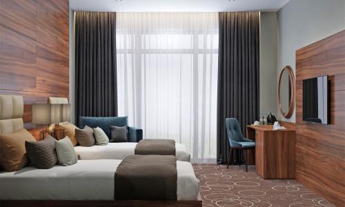 Movenpick Resort SPA Anapa Miracleon Витязево, Анапа - Фото 59. Deluxe плюс 2-местный TWIN (с балконом и видом на территорию)