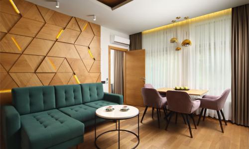 Premium Village Arkhyz﻿ / Премиум Виладж Архыз апарт-отель Архыз - Фото 39. Апартаменты 2-местный 2-комнатный (Семейный)