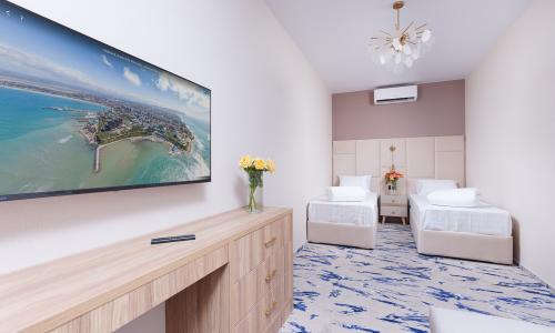 «Volna Sea Village» / «Волна Сиа Виладж» Анапа - Фото 74. Suite 2-местный 2-комнатный SEA VILLAGE NEW