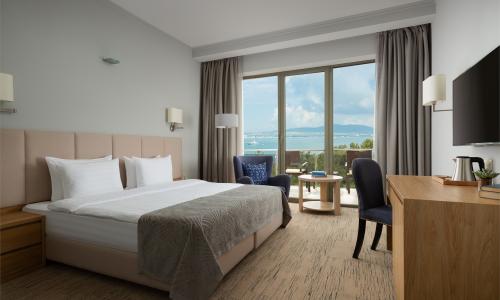 ПРИМОРЬЕ GRAND RESORT HOTEL Геленджик - Фото 2. Стандартный 2-местный 1-комнатный (4* корпус № 3, вид на море)