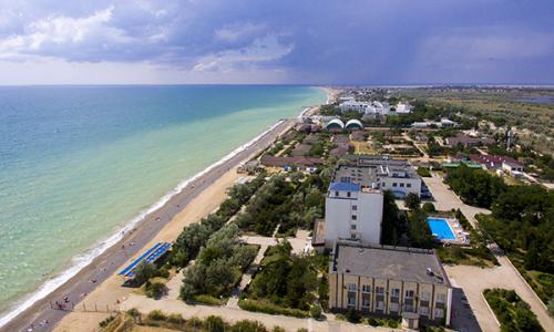Санаторий Северное Сияние Саки (Республика Крым) - Фото 4. Вид на территорию сверху