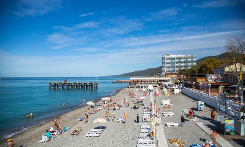 Пансионат Гренада Лазаревское, Сочи - Фото 70. Пляж