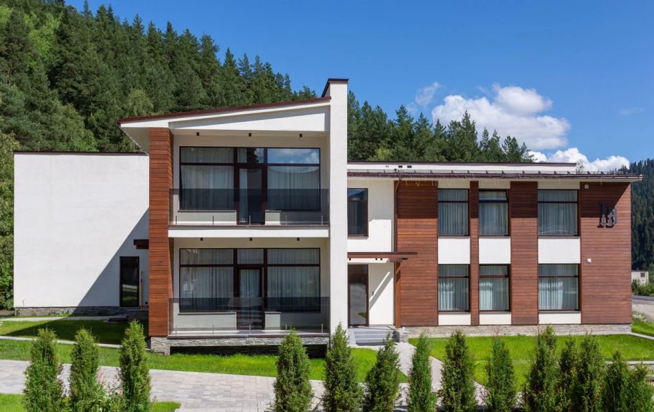 Premium Village Arkhyz﻿ / Премиум Виладж Архыз апарт-отель Архыз - Фото 1. Здание