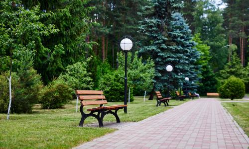 Санаторий Рассвет-Любань Минская область - Фото 7. Территория