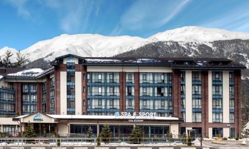 Отель Снега «Snega Apart Hotel by Provence» Эсто-Садок, Сочи - Фото 5. Фасад. Зима