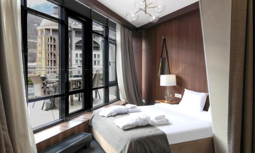 Отель Снега «Snega Apart Hotel by Provence» Эсто-Садок, Сочи - Фото 66. Делюкс 2-местный (с террасой)