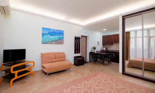 Art Hotel Koktebel Apartments / «Арт отель» Коктебель - Фото 17. Студио Улучшенный 2-местный