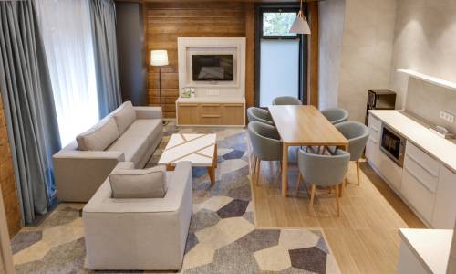 Отель «LES Art Resort» Москва и Подмосковье - Фото 60. Таунхаус Семейный 4-местный 2-комнатный