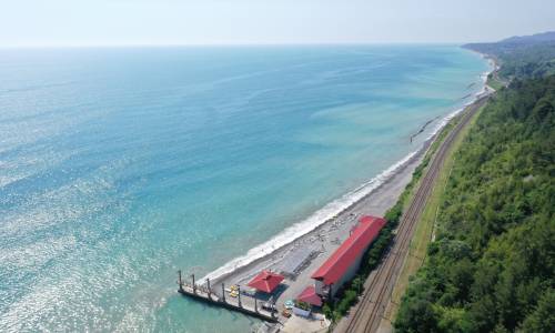 Пансионат Шексна Сочи, Вардане - Фото 13. Пляж